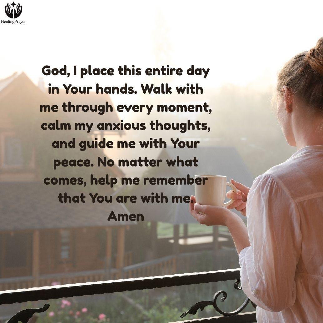 A Final Morning Prayer to Walk in Peace Today