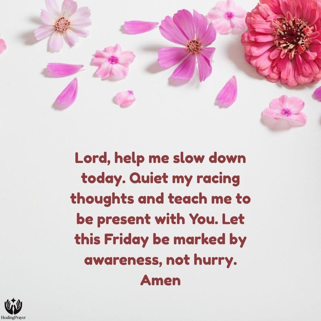 A Gentle Prayer to Slow Down and Be Present With God