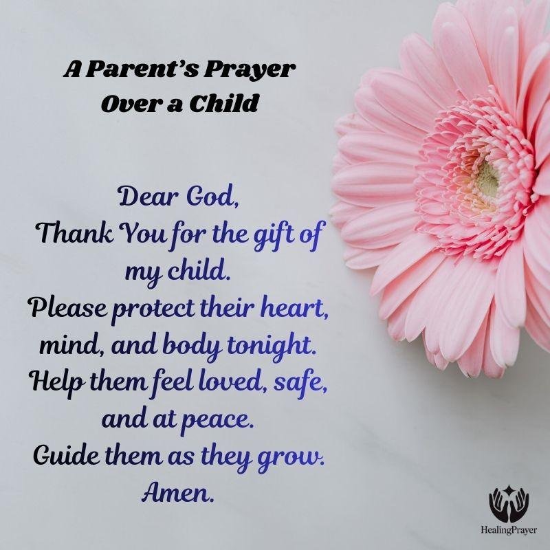 A Parent’s Prayer Over a Child