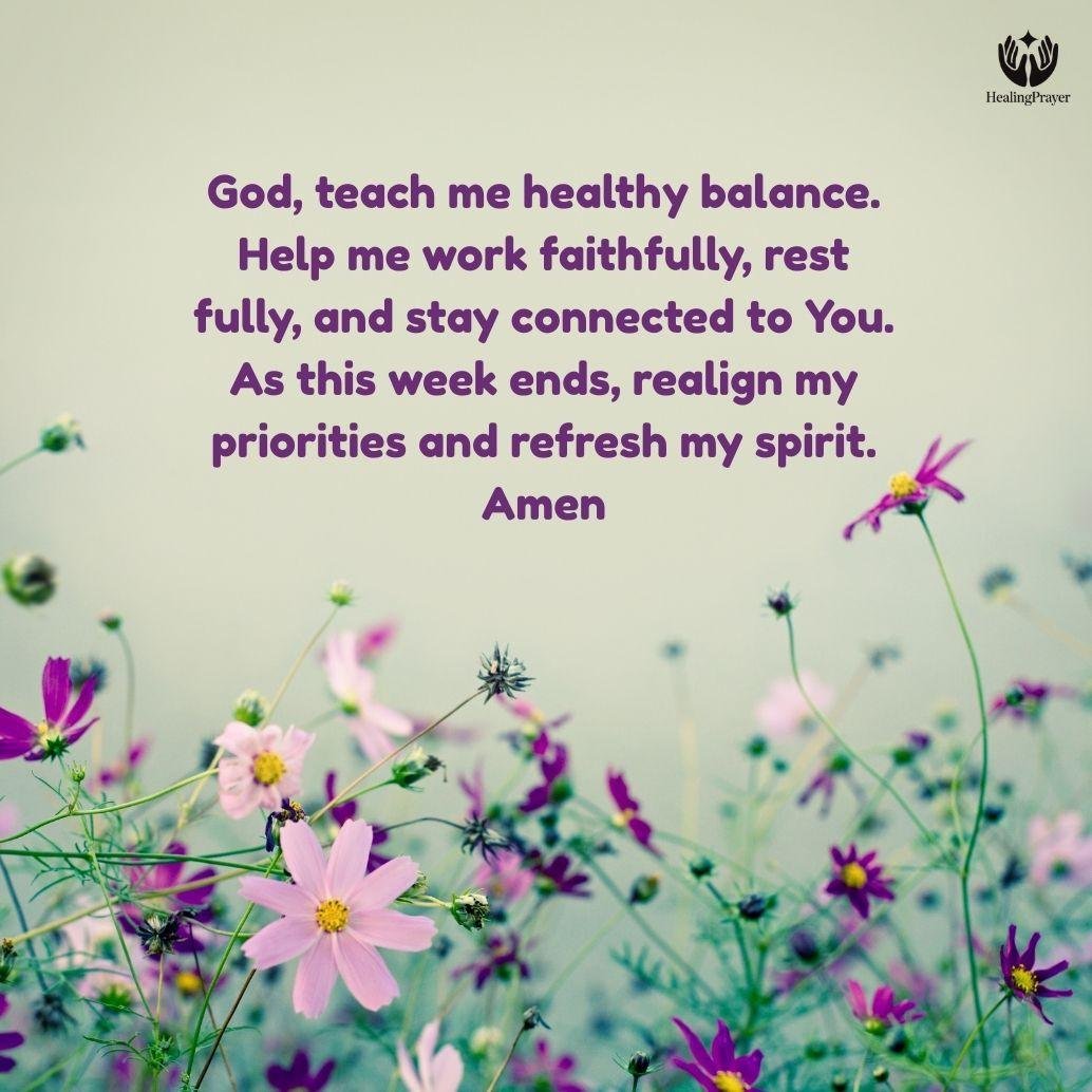 A Prayer for Balance Between Work, Rest, and Faith