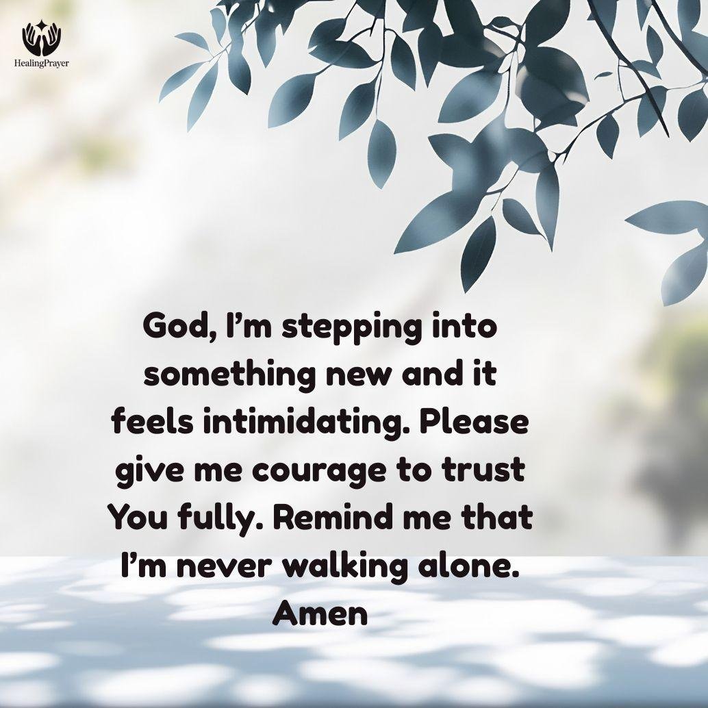 A Prayer for Courage to Step Into the Unknown
