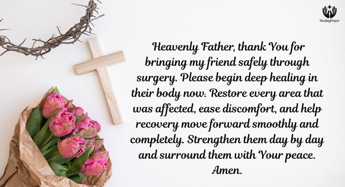 A Prayer for Healing and Recovery After Surgery