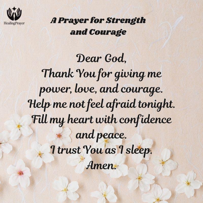 A Prayer for Strength and Courage
