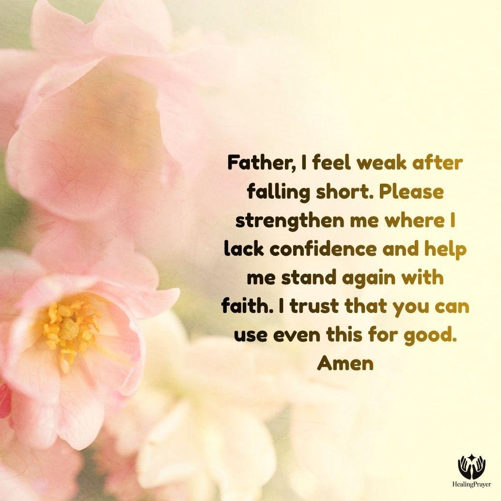 A Prayer for Strength to Start Again After Failure