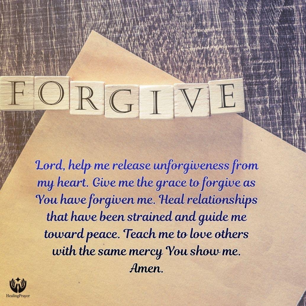A Prayer for Strong Relationships and Forgiveness