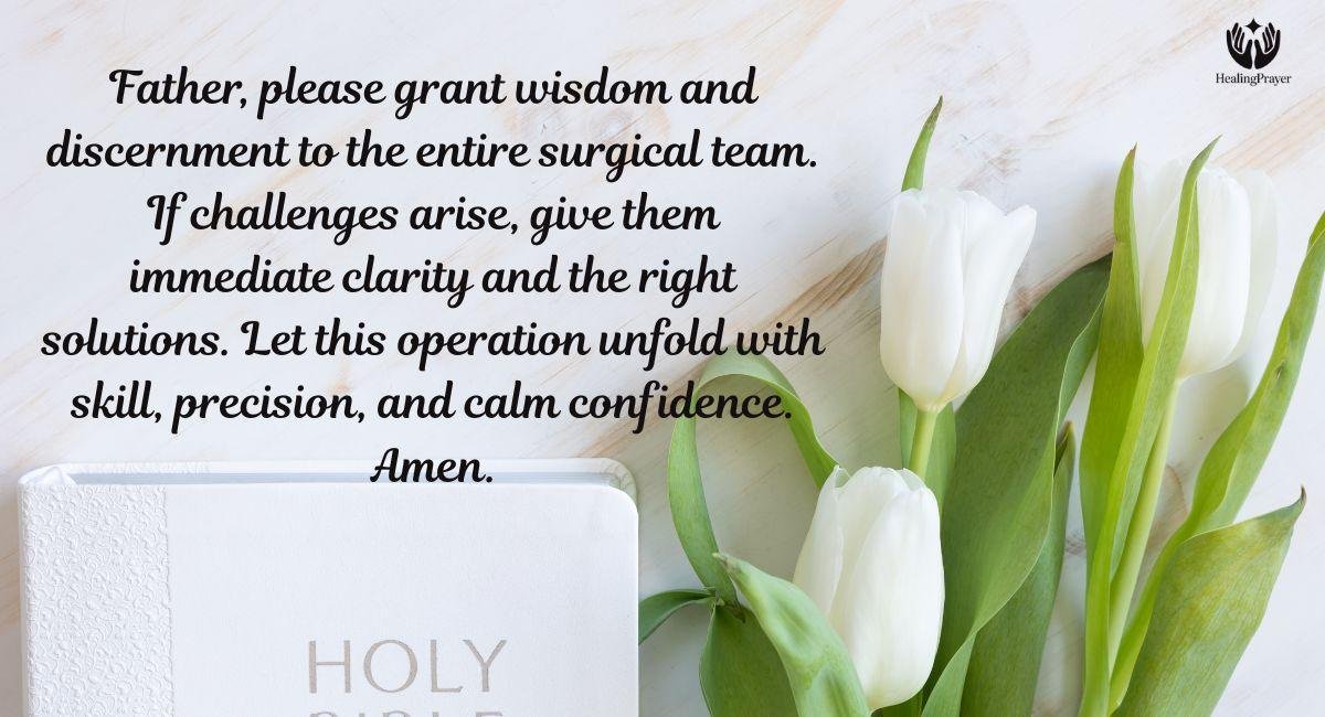 A Prayer for Wisdom and Precision During Surgery