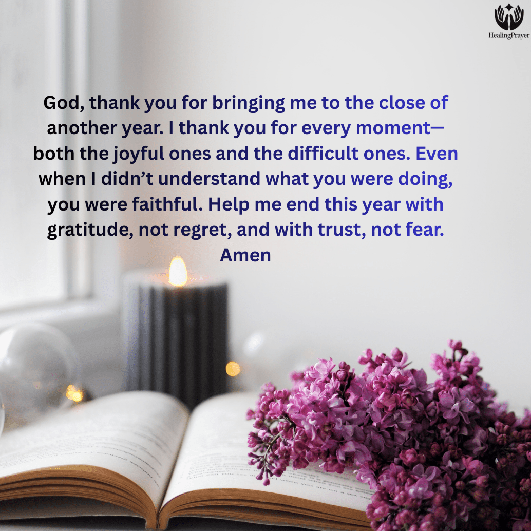 A Prayer of Gratitude as the Year Comes to an End