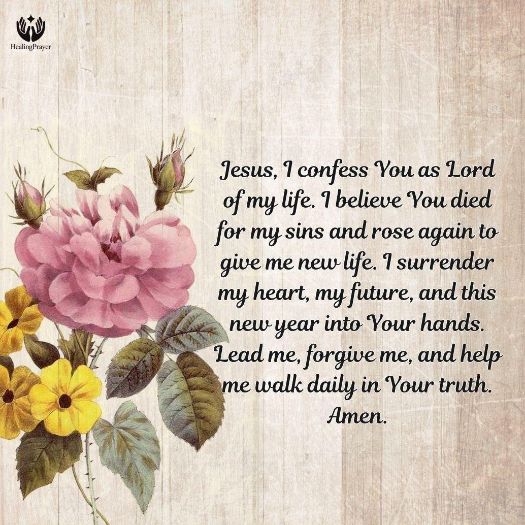 A Prayer of Salvation and Commitment for the New Year