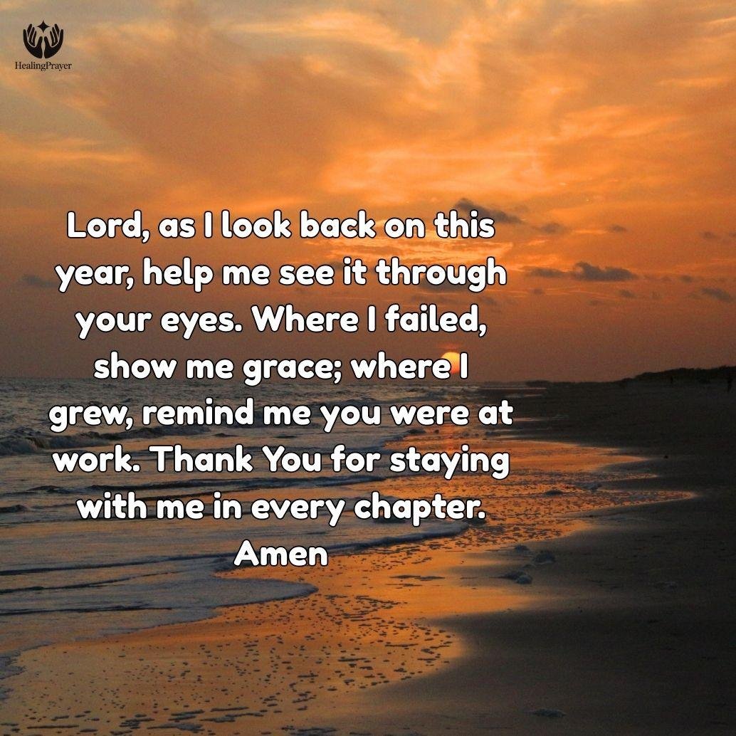 A Prayer to Reflect on the Year That Is Ending