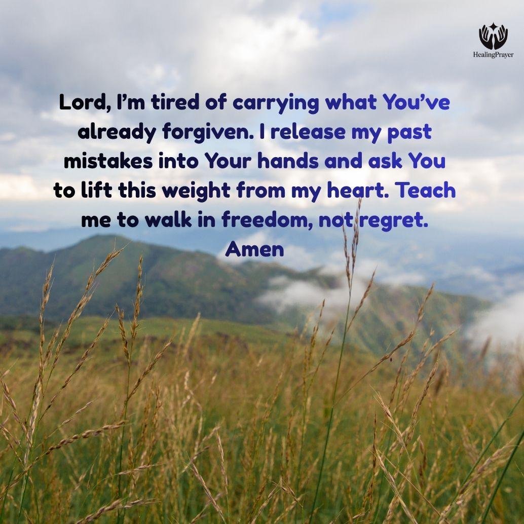 A Prayer to Release the Weight of Past Mistakes