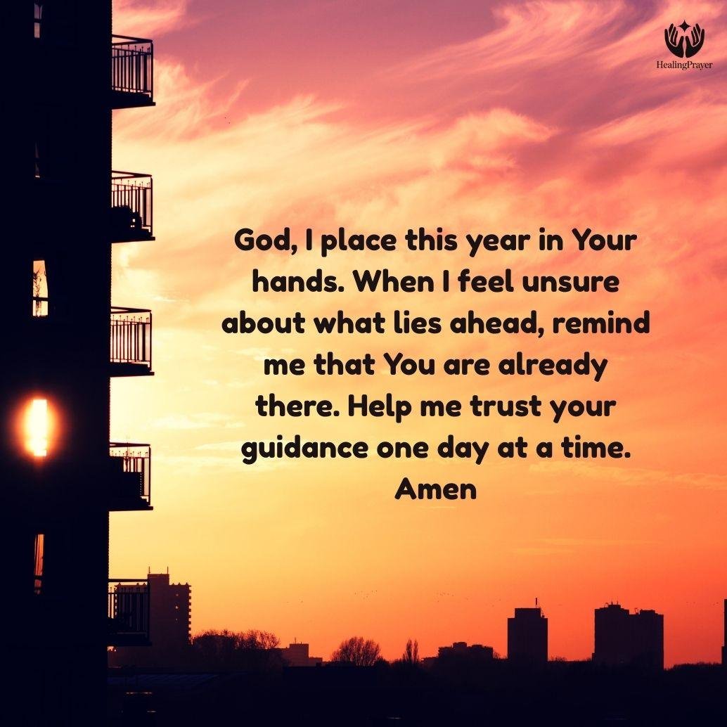 A Prayer to Trust God With the Year Ahead