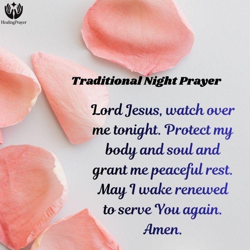 A Traditional Christian Night Prayer