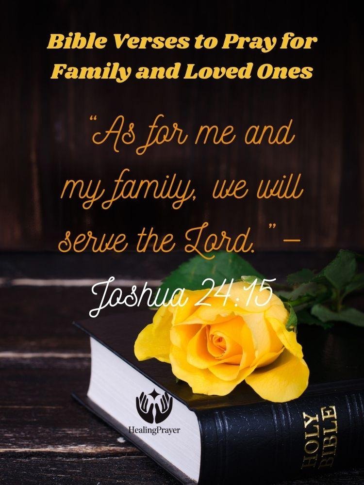 Bible Verses to Pray for Family and Loved Ones