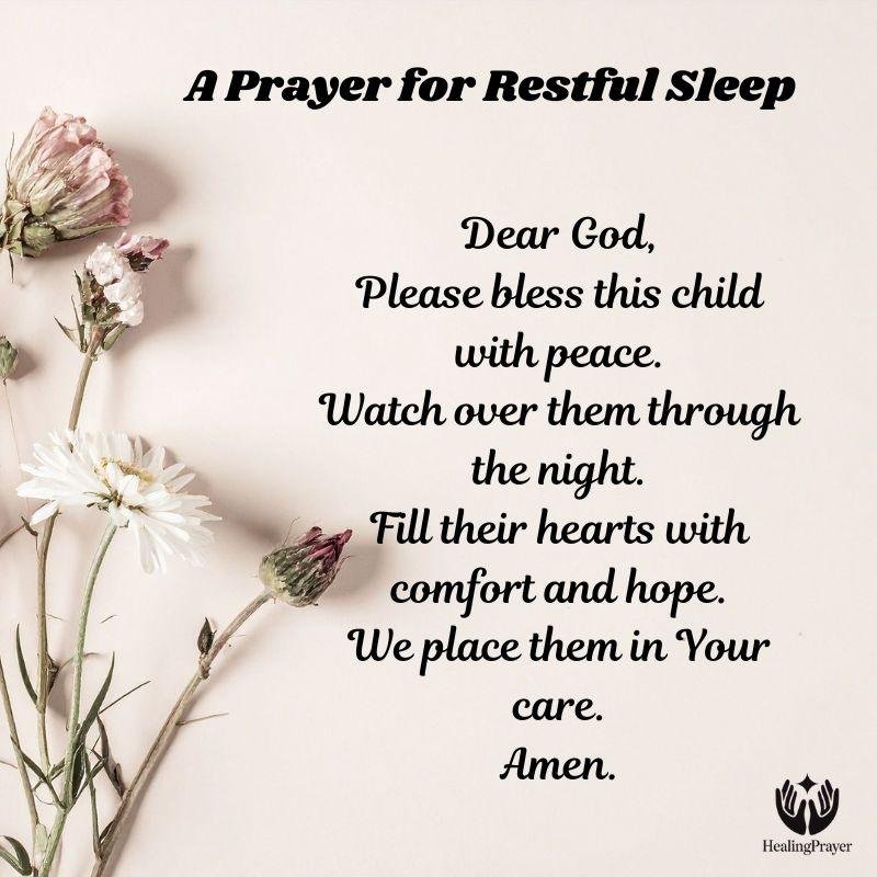 Final Blessing Bedtime Prayer for Children