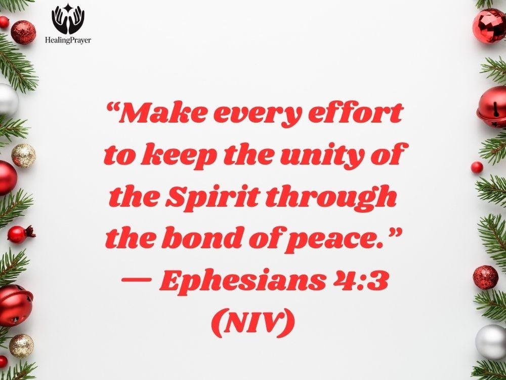 Christmas Prayer for Colleagues and Team Unity
