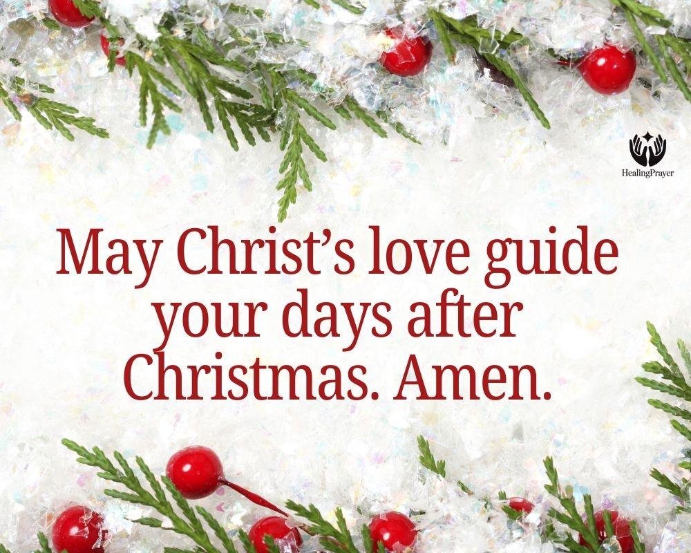 Closing Blessings for the Christmas Season