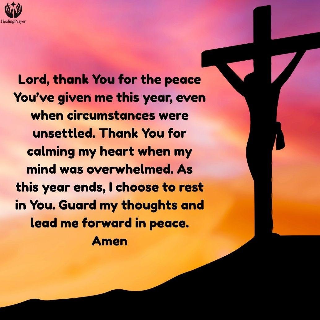 End of Year Thanksgiving Prayer for Inner Peace