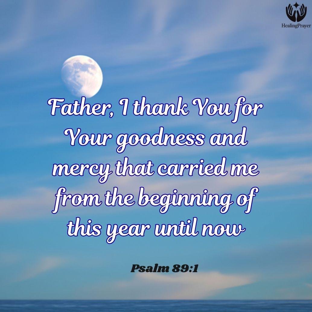 End of Year Thanksgiving Prayers to Thank God for Everything