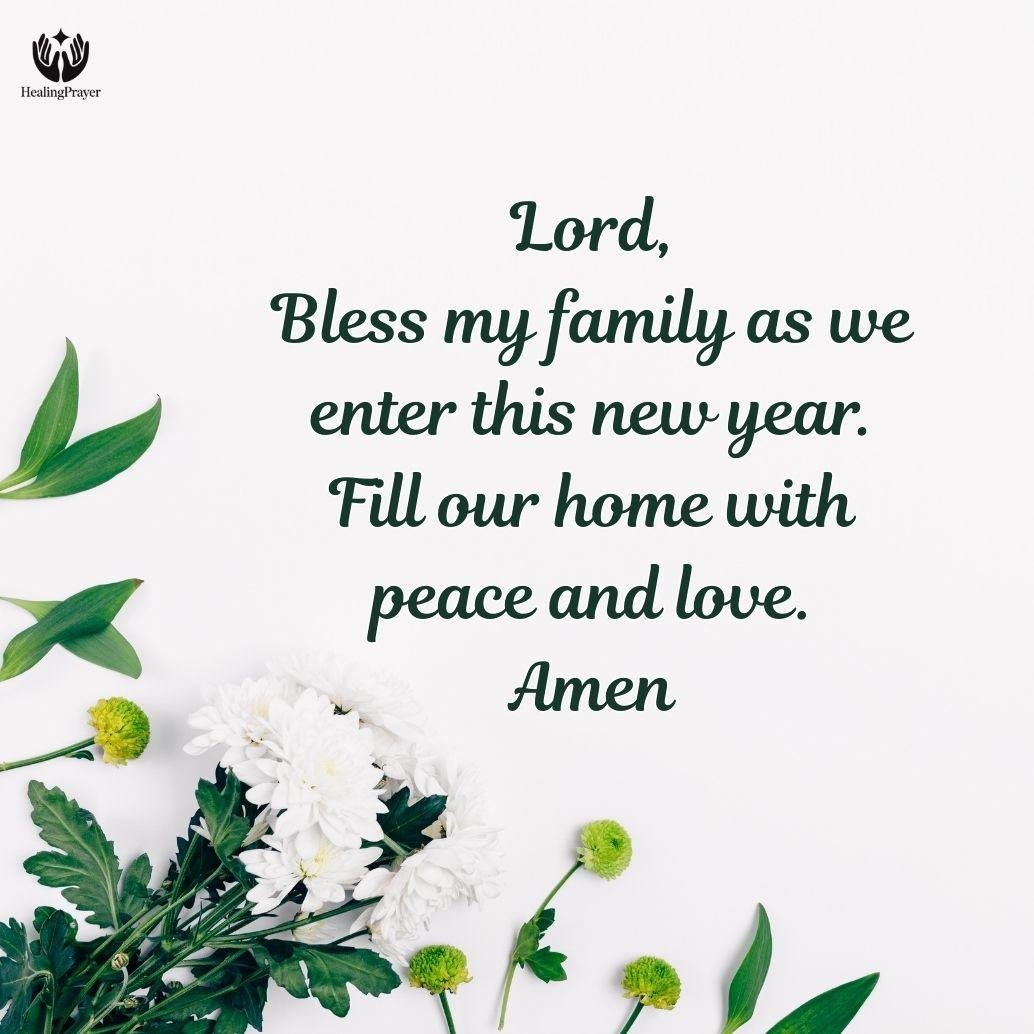 Family and Relationship Prayers for the New Year