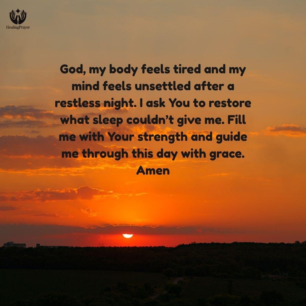 Morning Prayer for Anxiety After a Restless Night