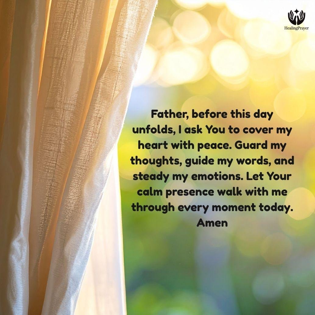 Morning Prayer for Peace Before the Day Begins