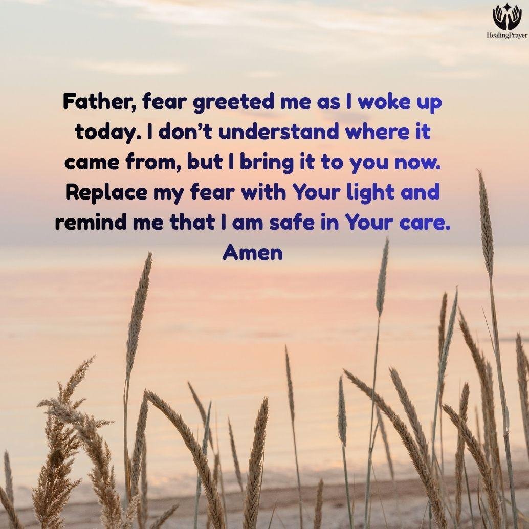 Morning Prayer When You Wake Up Feeling Afraid
