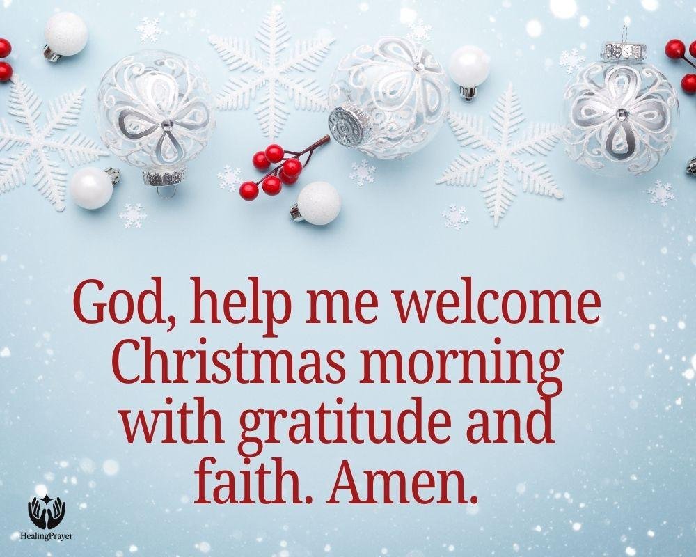 Morning Prayers for Christmas Day