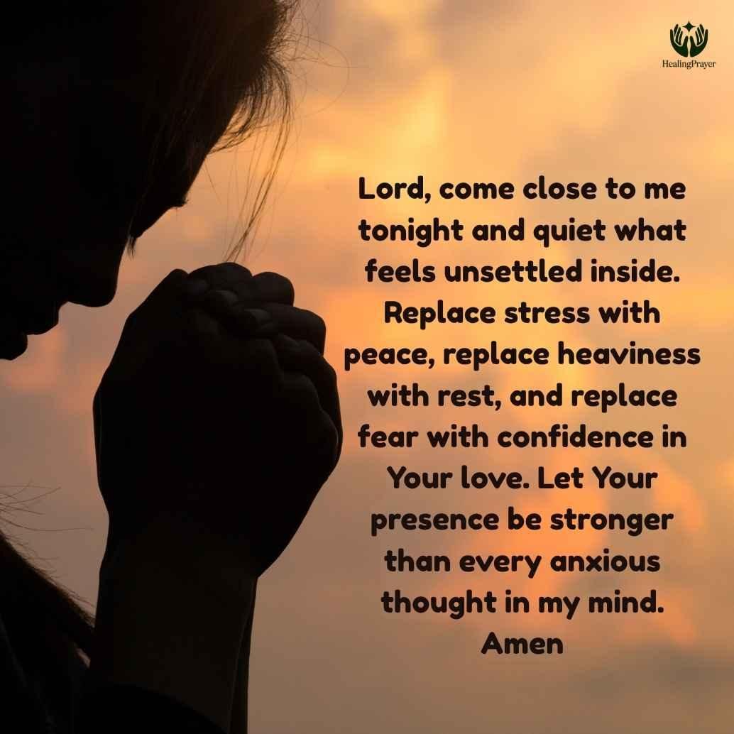 Powerful Night Prayer for Peace, Calm, and Inner Rest