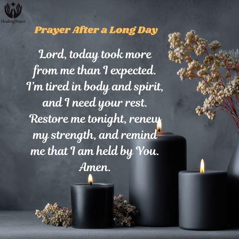 Prayer After a Long Day