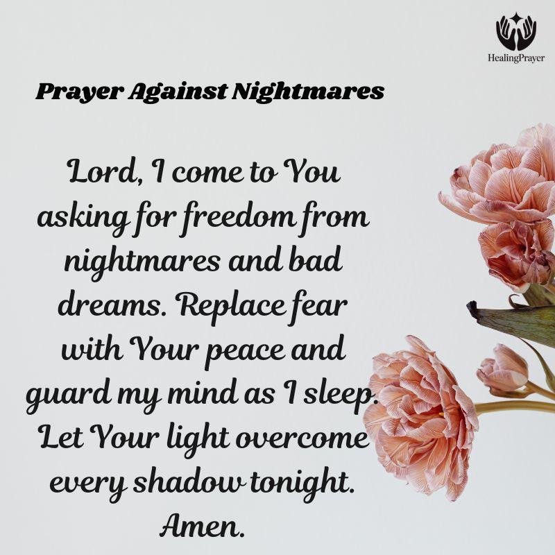 Prayer Against Nightmares and Fearful Dreams