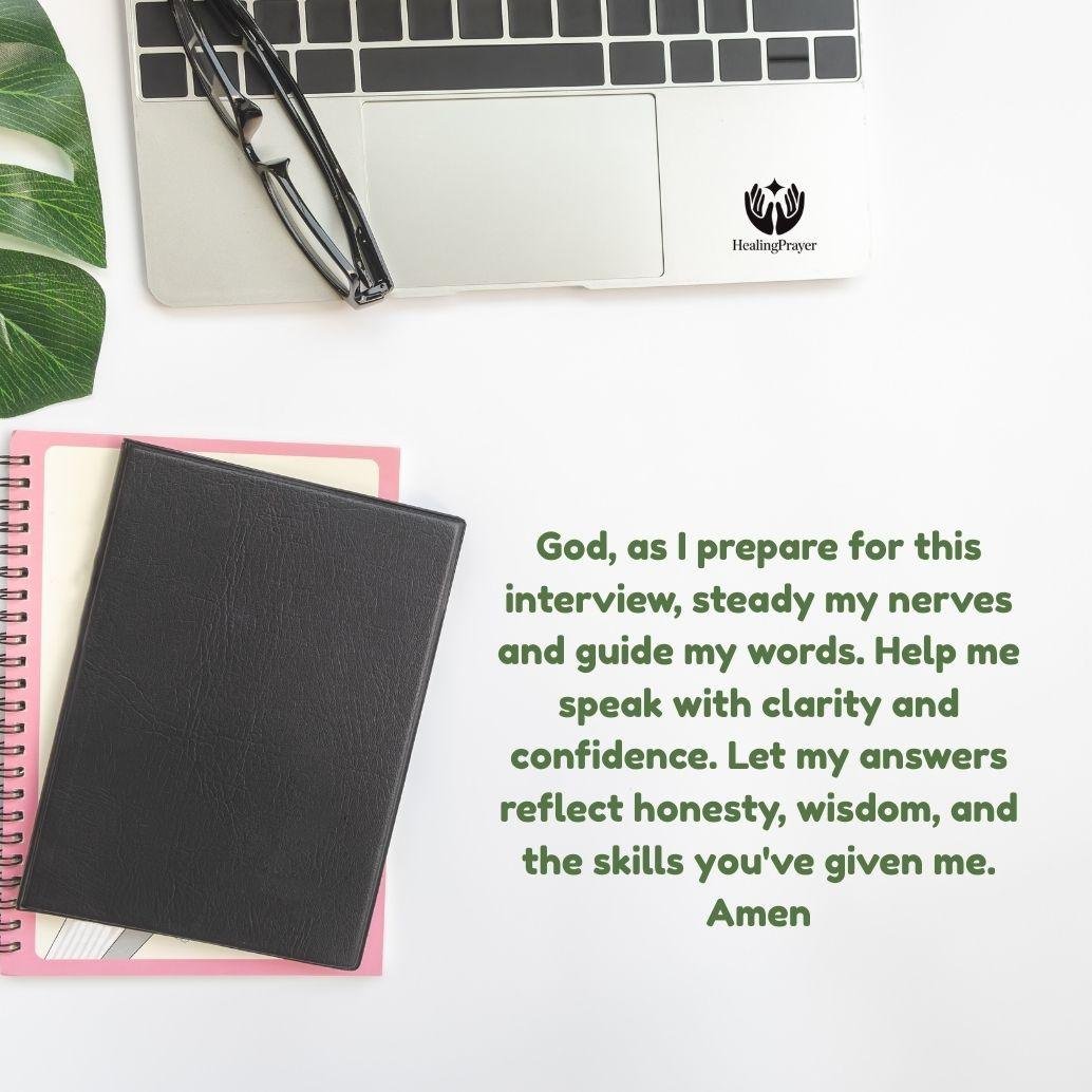 Prayer Before a Job Interview