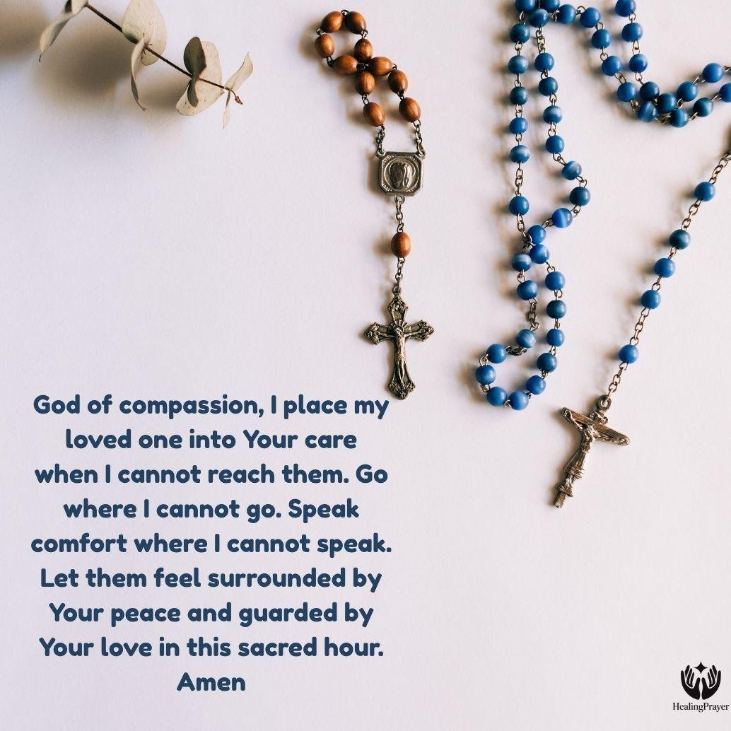Prayer for a Dying Loved One When You Are Far Away