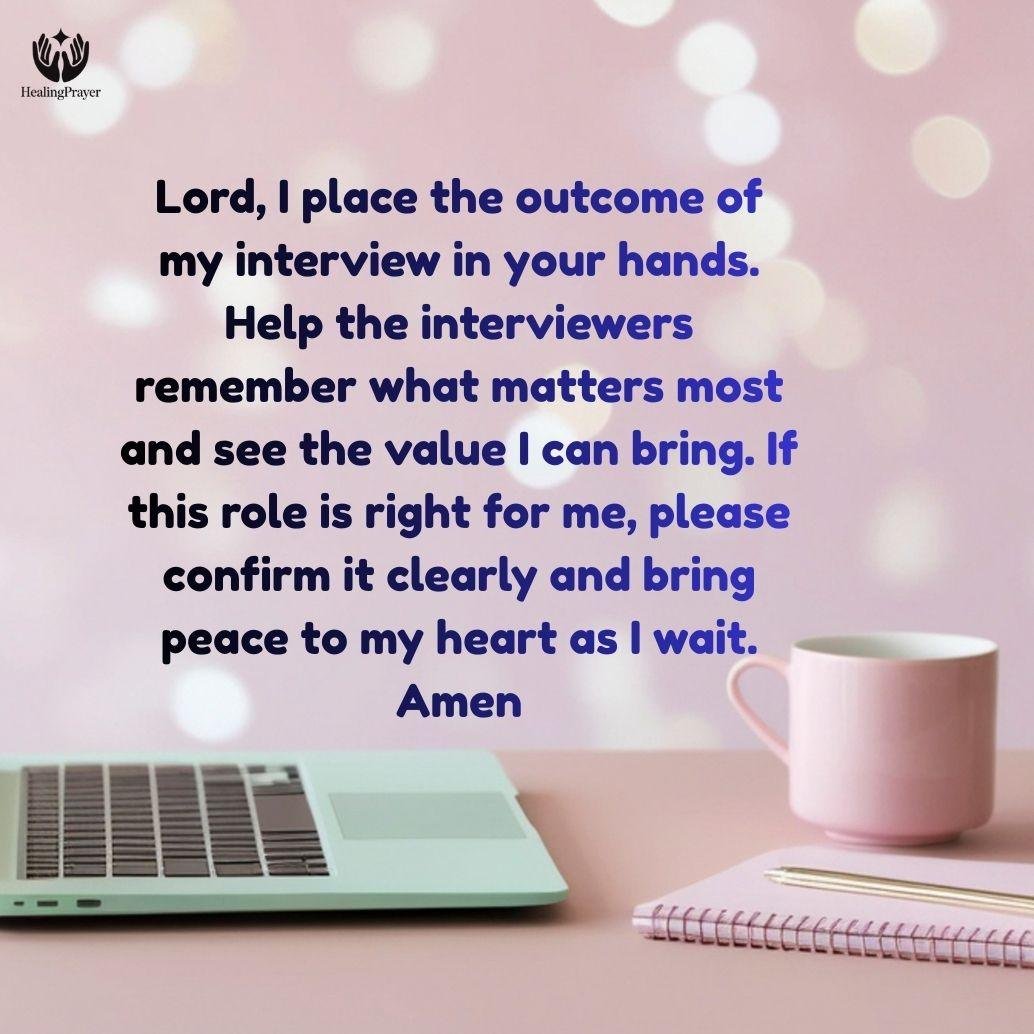 Prayer for a Job Offer After Interview