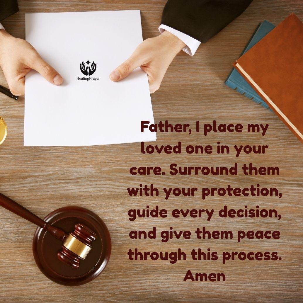 Prayer for a Loved One Facing a Court Case