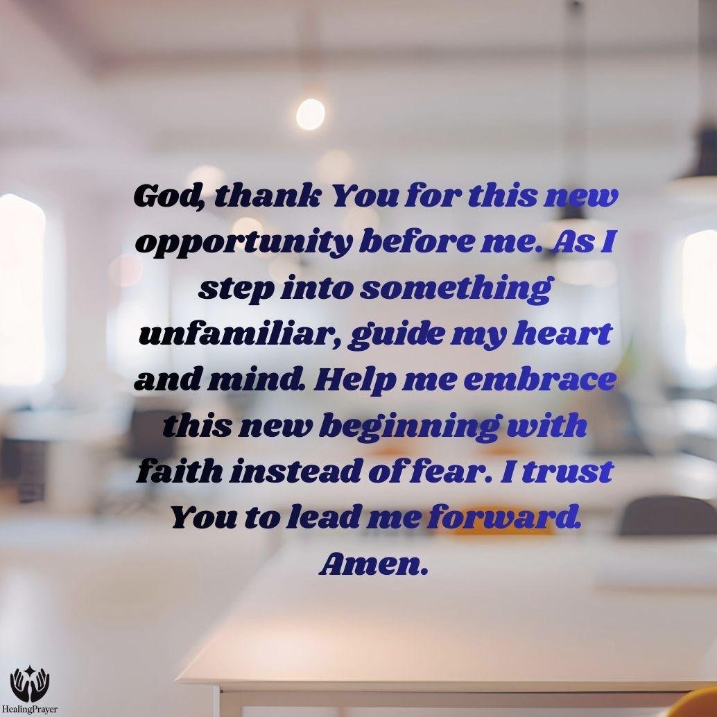 Prayer for a New Job Interview