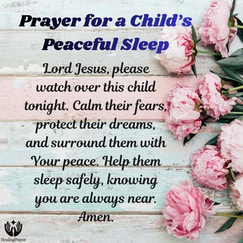 Prayer for a Child’s Peaceful Sleep