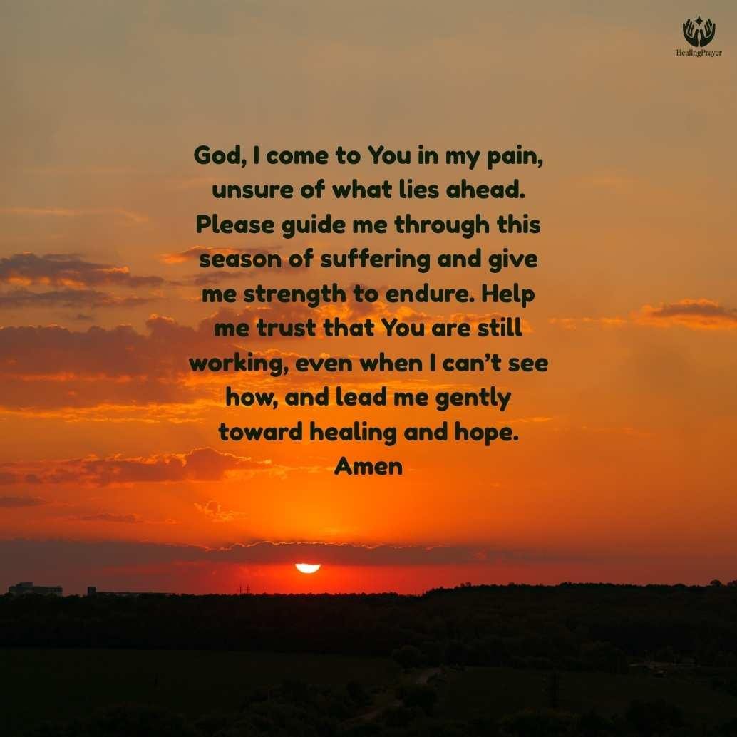 Prayer for Direction During Suffering and Trials