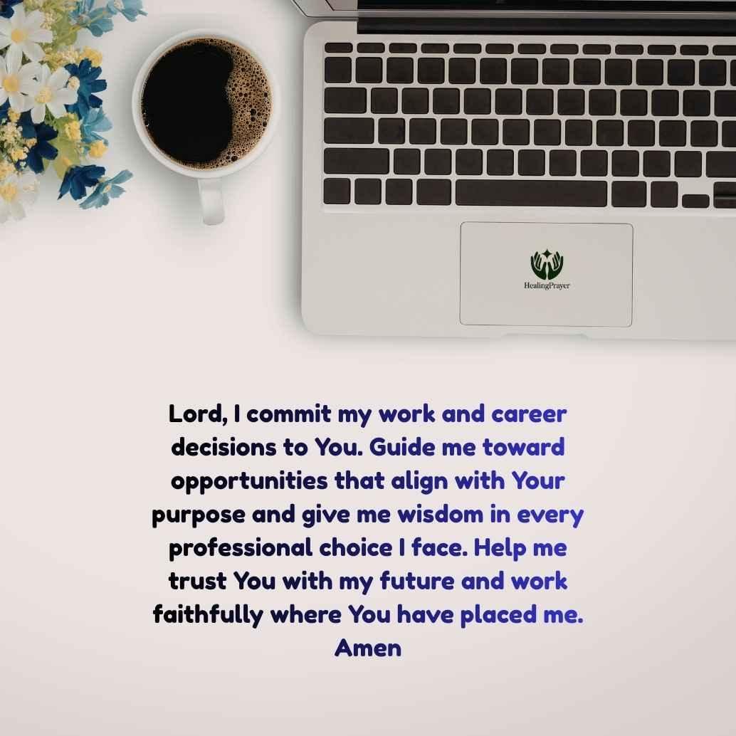 Prayer for Direction in Career and Work Life