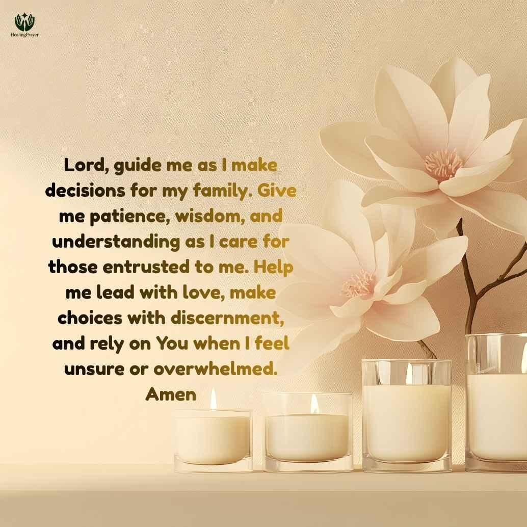 Prayer for Direction in Parenting and Family Matters