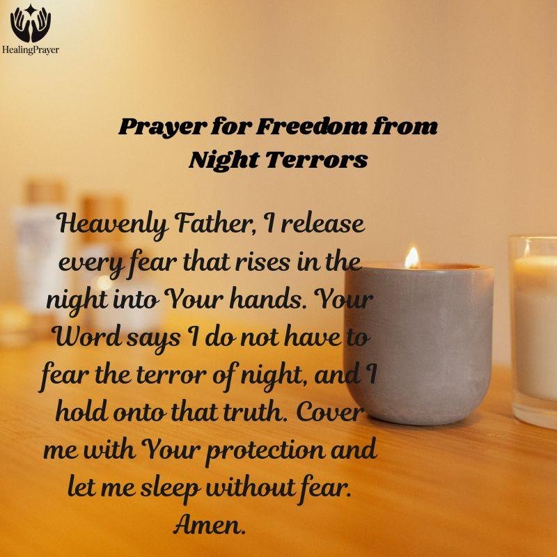Prayer for Freedom from Night Terrors