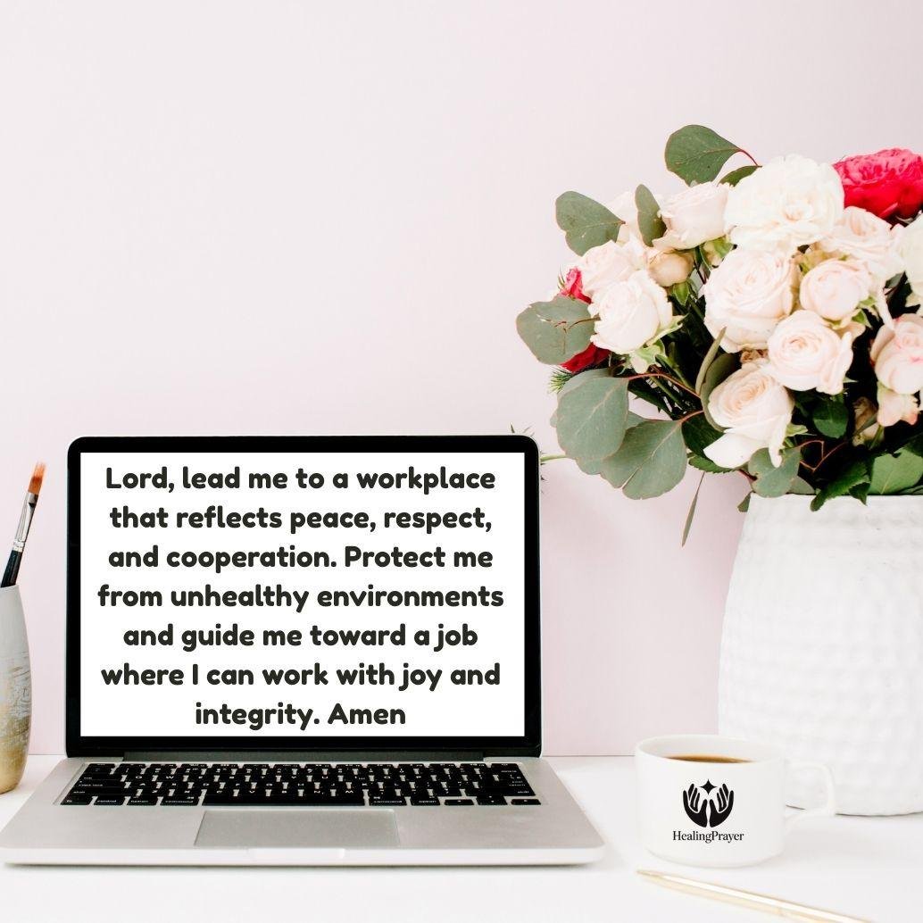Prayer for Job Offer With Good Work Environment