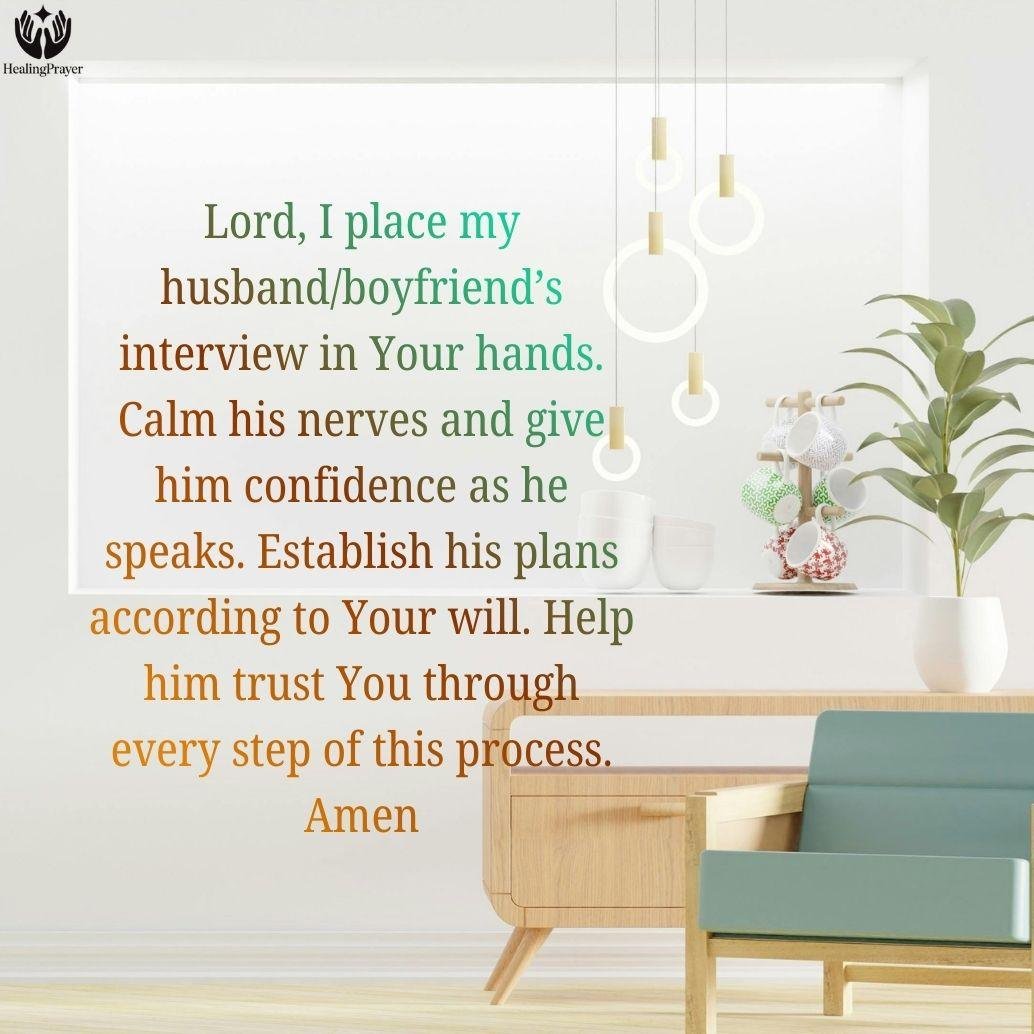 Prayer for My Husband or Boyfriend’s Job Interview
