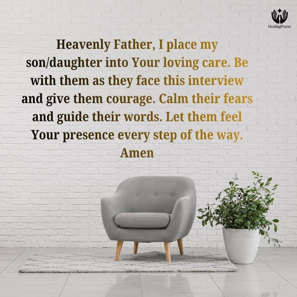 Prayer for My Son or Daughter’s Job Interview