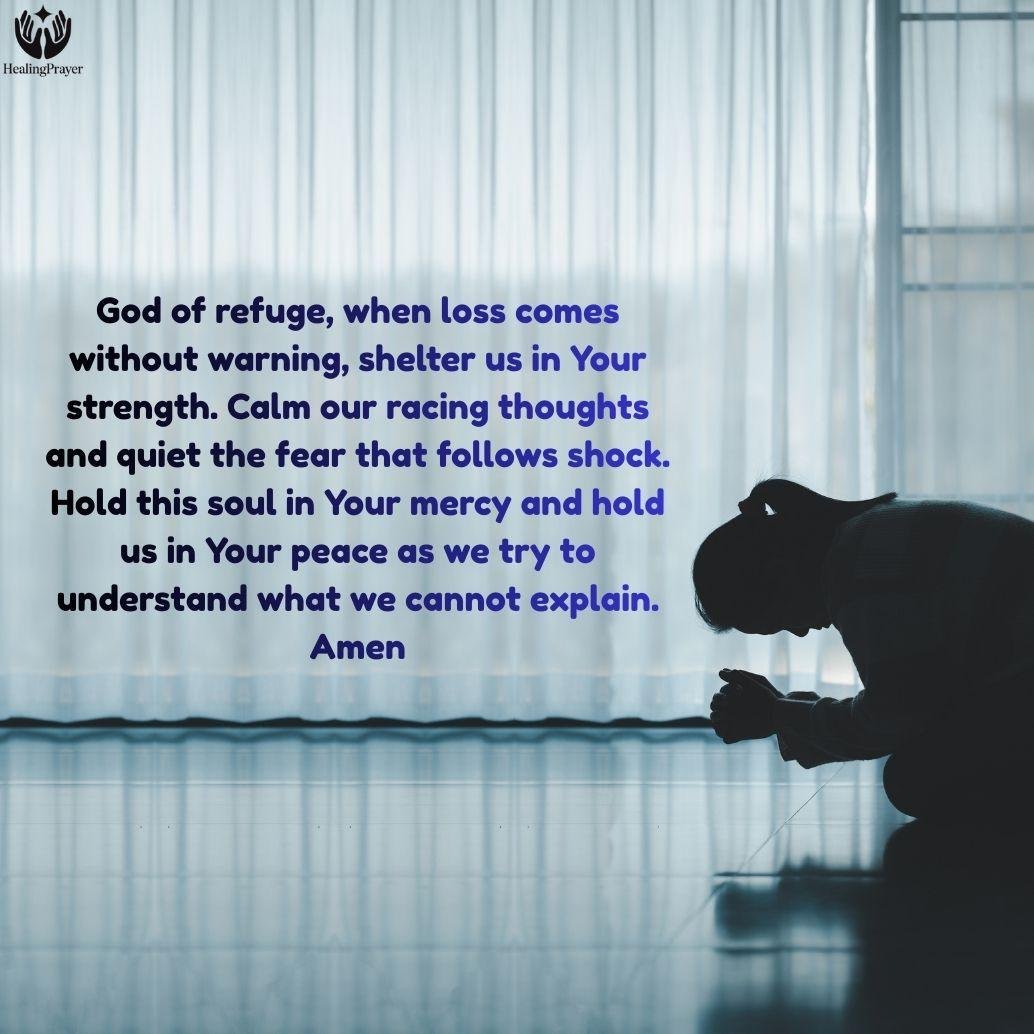 Prayer for Peace During Sudden Death