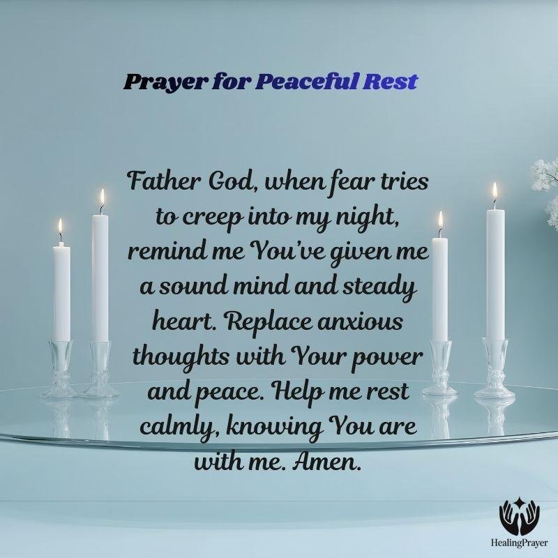 Prayer for Peaceful Rest According to God’s Word