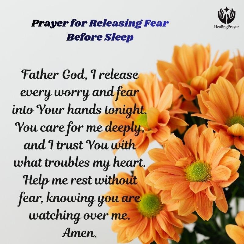 Prayer for Releasing Fear Before Sleep