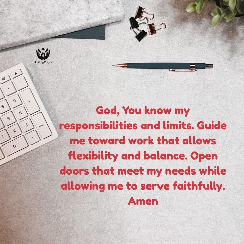 Prayer for Remote Job or Flexible Work Opportunity