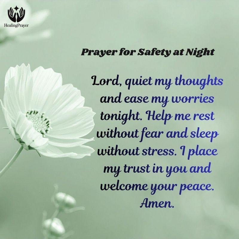 Prayer for Safety at Night
