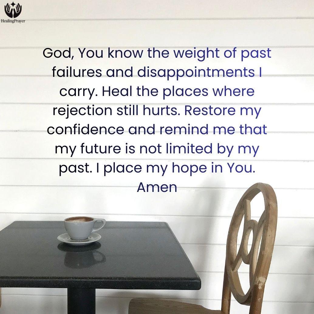 Prayer for Strength When Facing Rejection or Past Failures