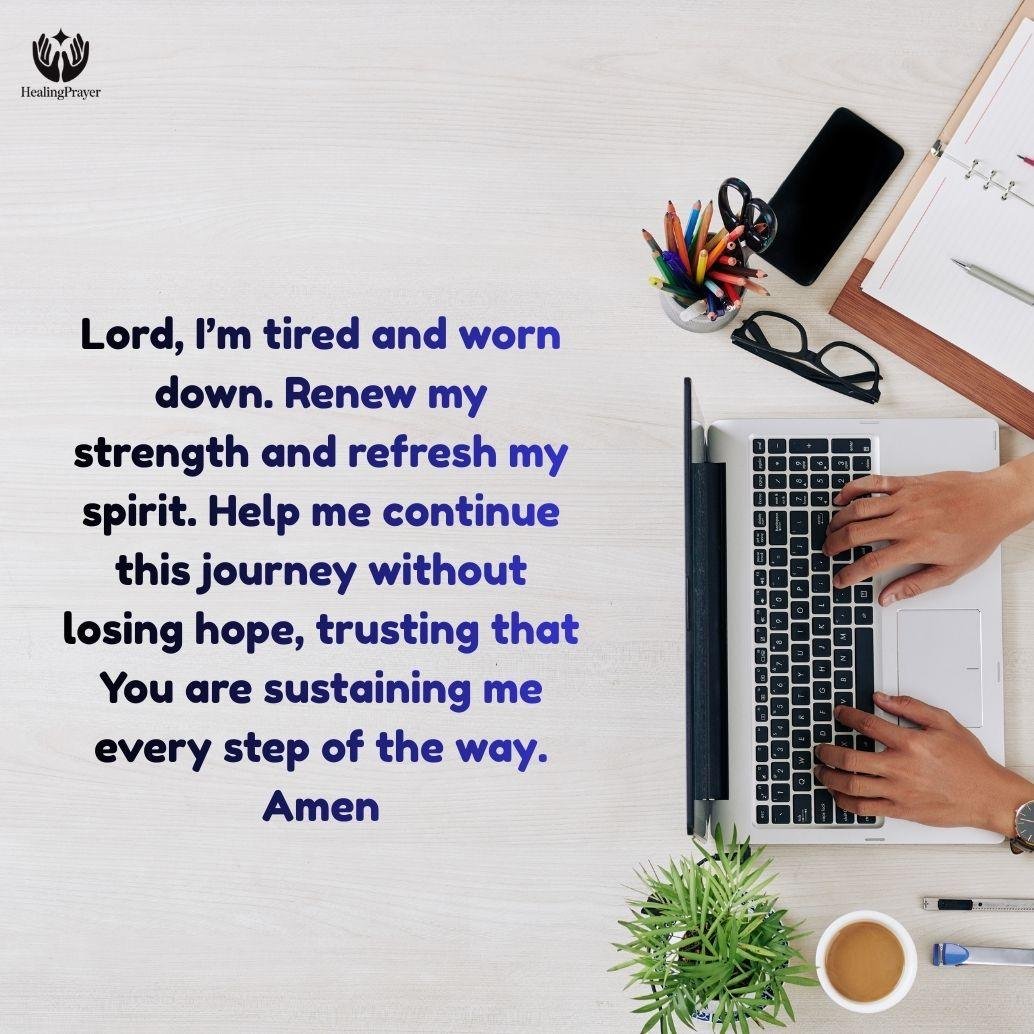 Prayer for Strength When Job Search Feels Exhausting